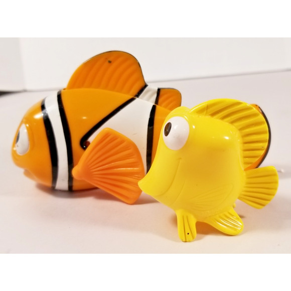McDonalds Happy Meal Toy Disney Nemo Figure Clown Fish & Bubbles Fish - Picture 2 of 13